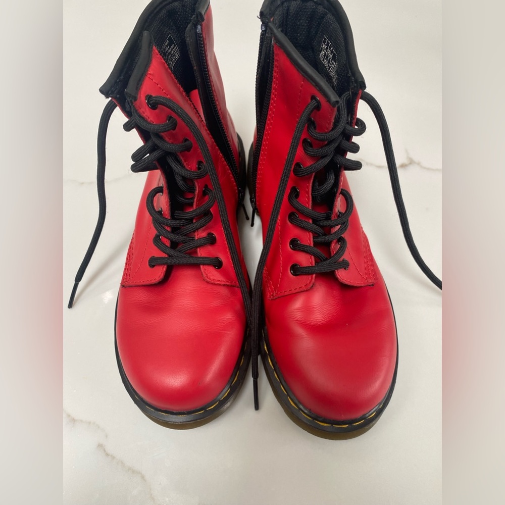 Dr. Martens Kids Red Boots